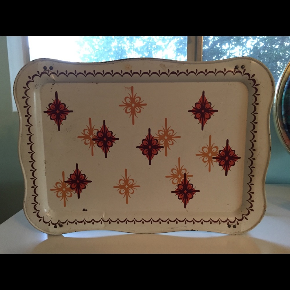 Vintage short legged TV tray